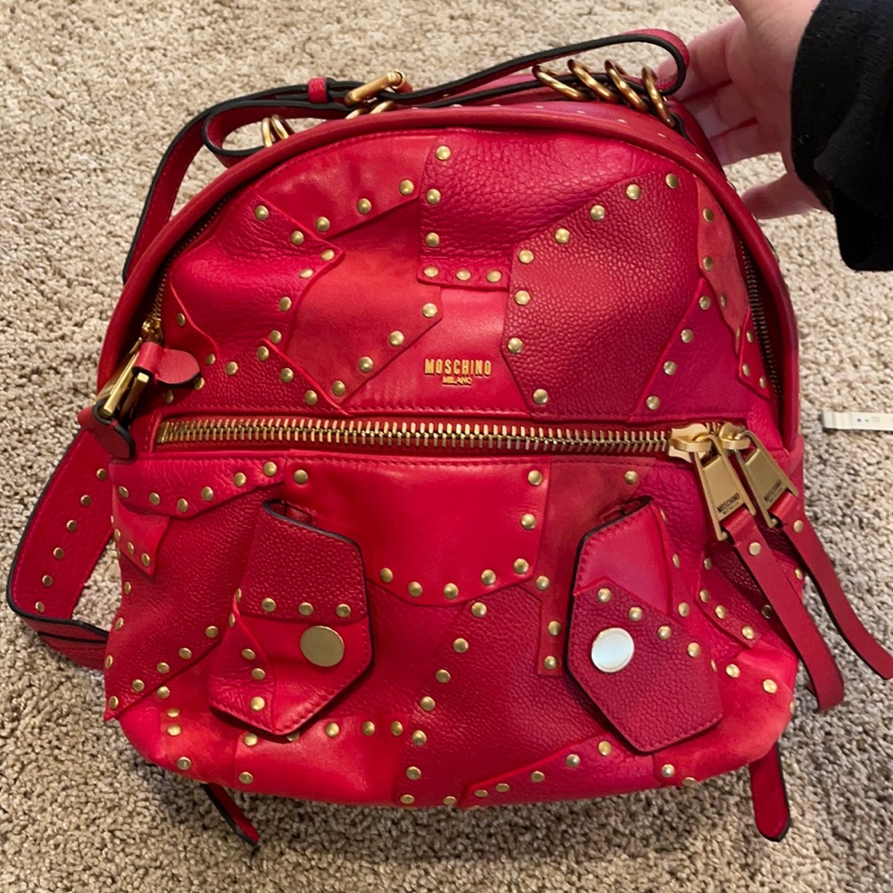Milano leather backpack